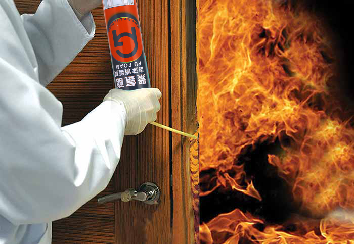 Sv304 One Component Self-Expanding B1 Fire Rated Fireproof PU Expandable Polyurethane Foam