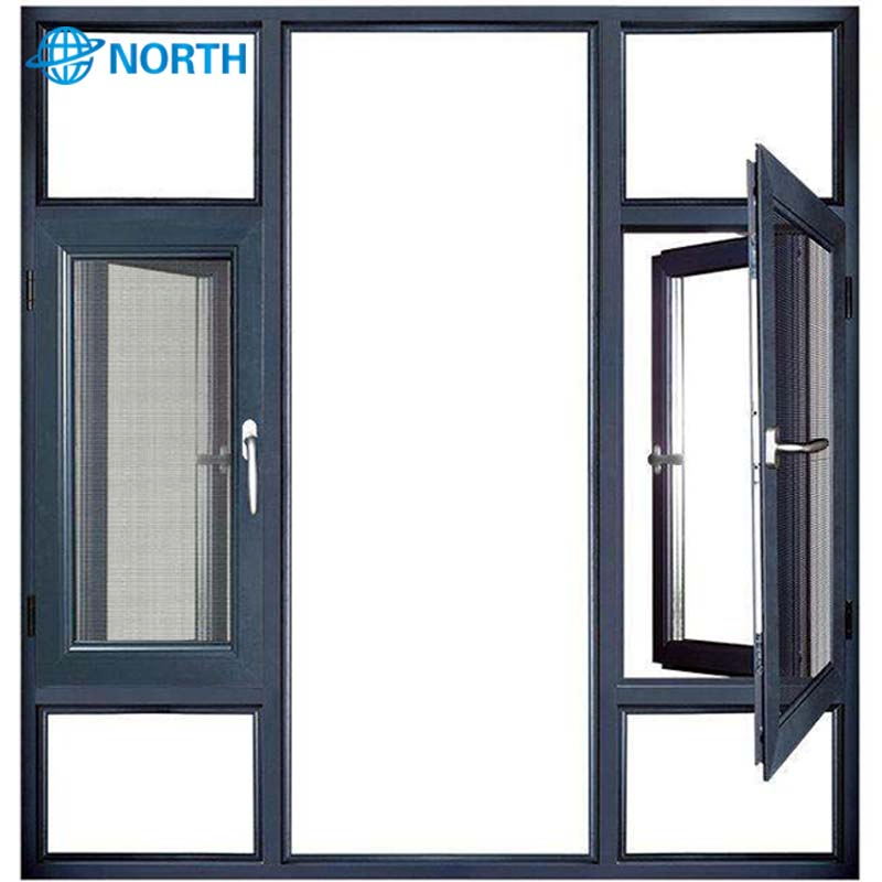 Wholesale Low E Thermal Storefront Aluminium Window Wall, Heavy Exterior Interior Tempered Glass Sliding Door, Glass Partition, Glass Aluminium Window
