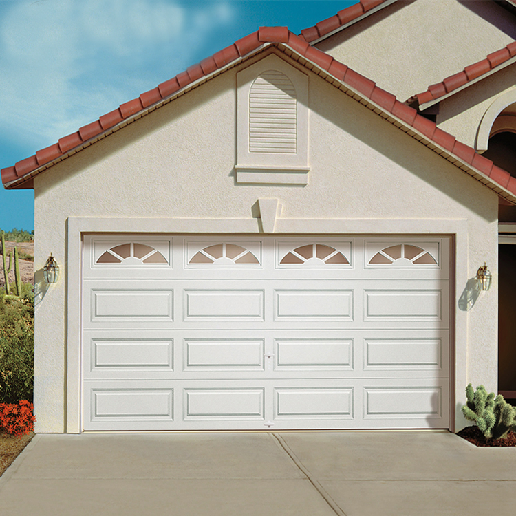 China Remote Control Automatic Flap Garage Door Overhead Insulated Sectional Black Color Aluminum Flip Over Garage Doors