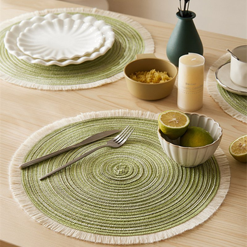 Heat Transfer Minimalist Home Placemats: Dual Effect (Waterproof & Heat-Resistant) , Burn-Proof Table Guard