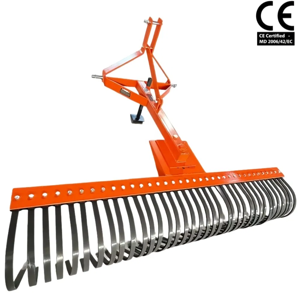 Agricultural Machinery Tractor Mounted Landscape Rake 3PT Hay Rake