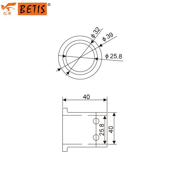 OEM Shower-Enclosure Bathroom Hardware Mirror Finish Header-Bar Bracket Connector for Ø 19 Pipe