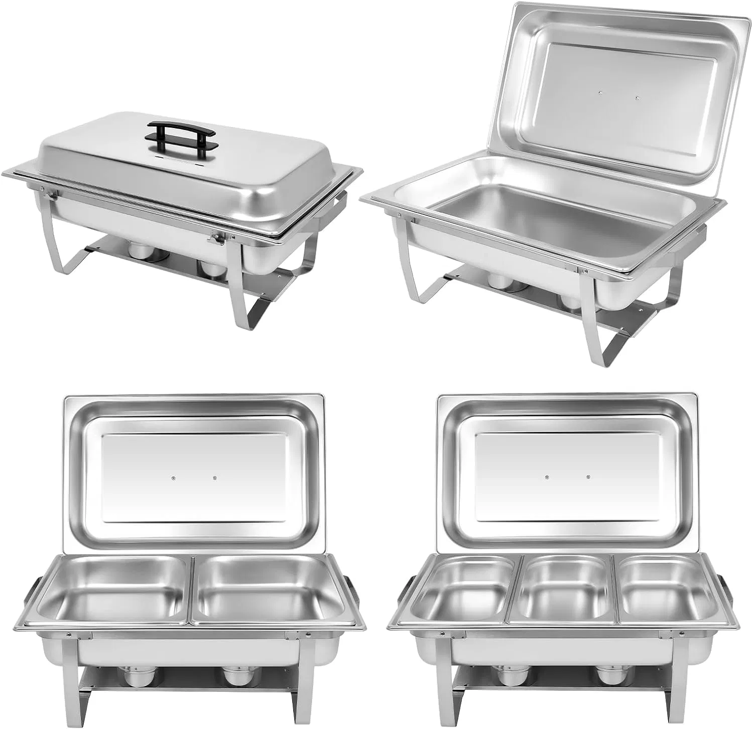 Kitchenware Catering Buffet Set Food Warmer Economic Chafing Dish with Foldable Frame