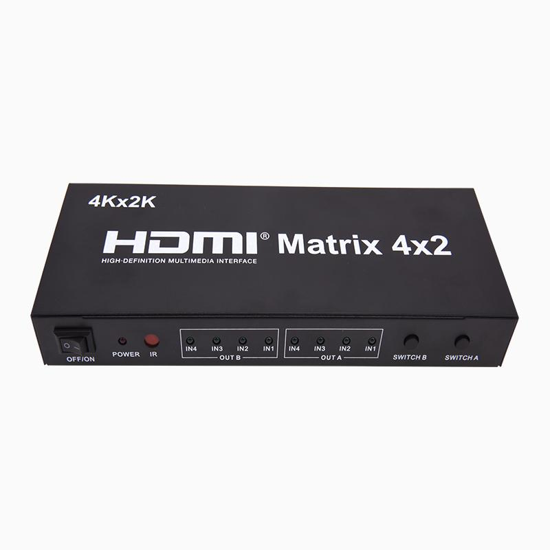 Матричный коммутатор HDMI 4x2 4K