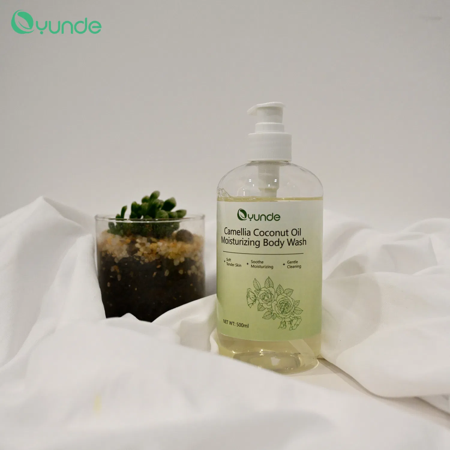 Wholesale OEM ODM Sooth Moisturizing Coconut Oil Shower Gel