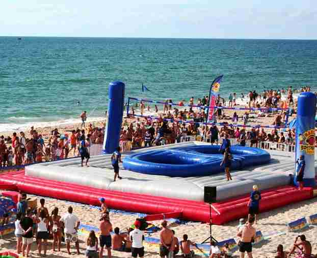 2023 Inflatable Volleyball Field for Beach Game