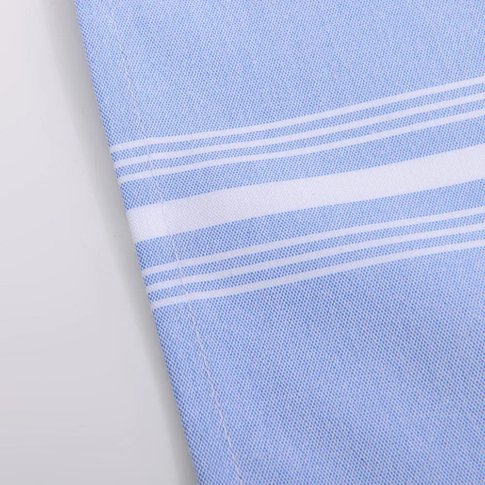 Blue Restaurant Hotel Dinner Custom Napkin Wedding Polyester Chambray Bistro Napkin