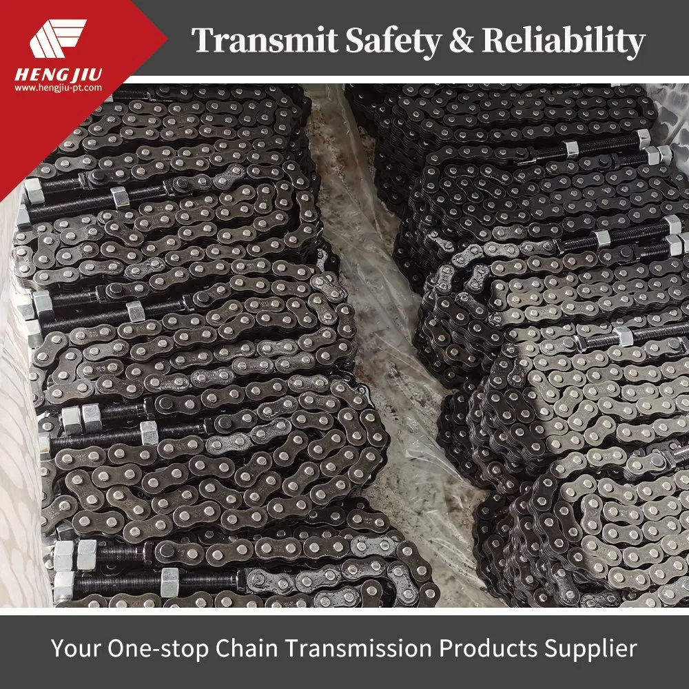 Heavy Duty Lifting Traction Leaf Chain for Efficient Plate Forklift Truck Transmission Parts