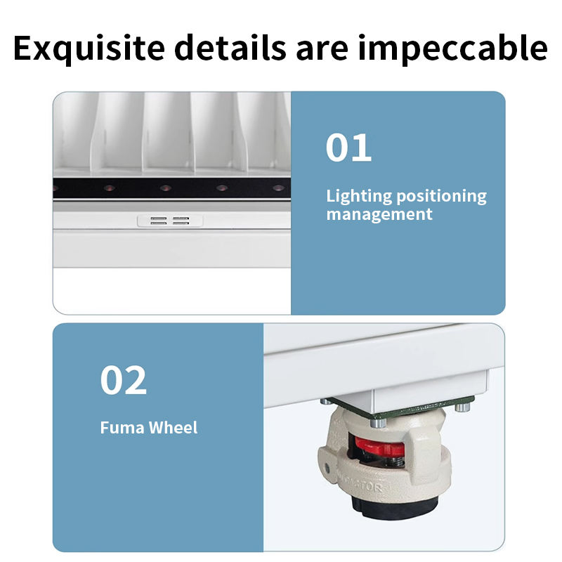 Hidden Smart Cabinet Lock RFID Electronic Keyless RFID Cabinet RFID Intelligent Office Cabinet 21.5 Inch Smart Storage Cabinet