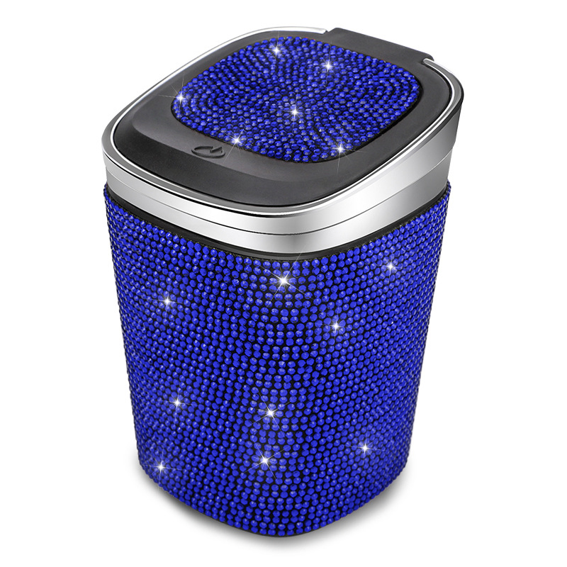 Diamond Ashtray DAB Tool Creative LED Light Car Ashtray Smoking Accessories
