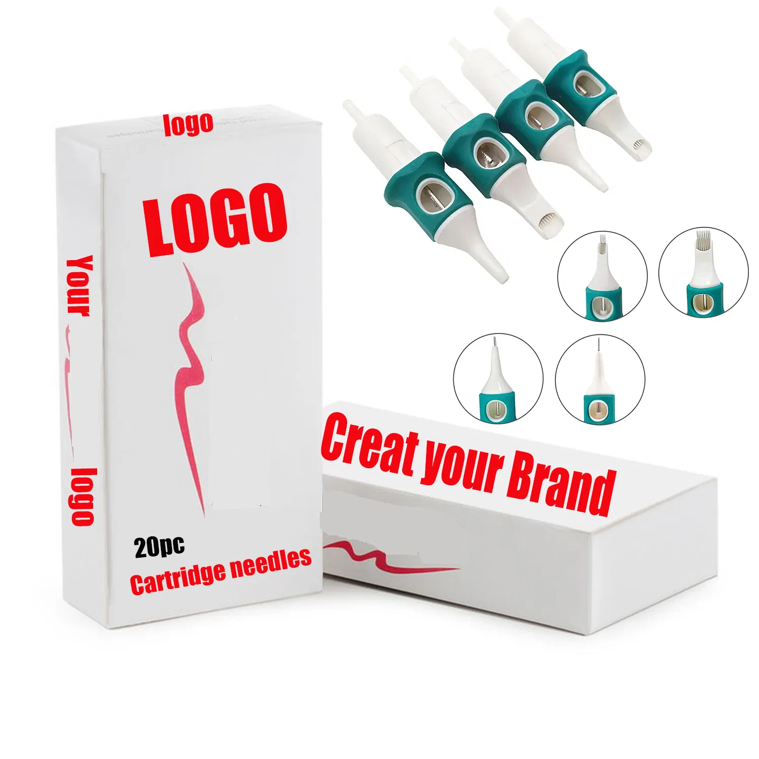 Tattoo Hot Sale Professional Disposable Needle E. O. Gas Sterilized Tattoo Cartridge