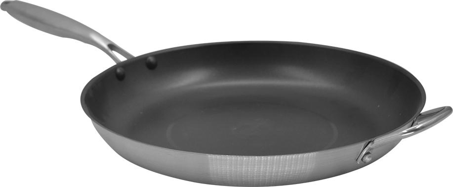 European Stainless Steel Non-Stick Frying Pan with Precision Handle
