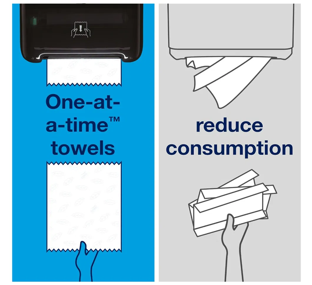 with Pattern Virgin Wood Pulp Pilp Tissue Recycled Hand Paper Towel OEM
