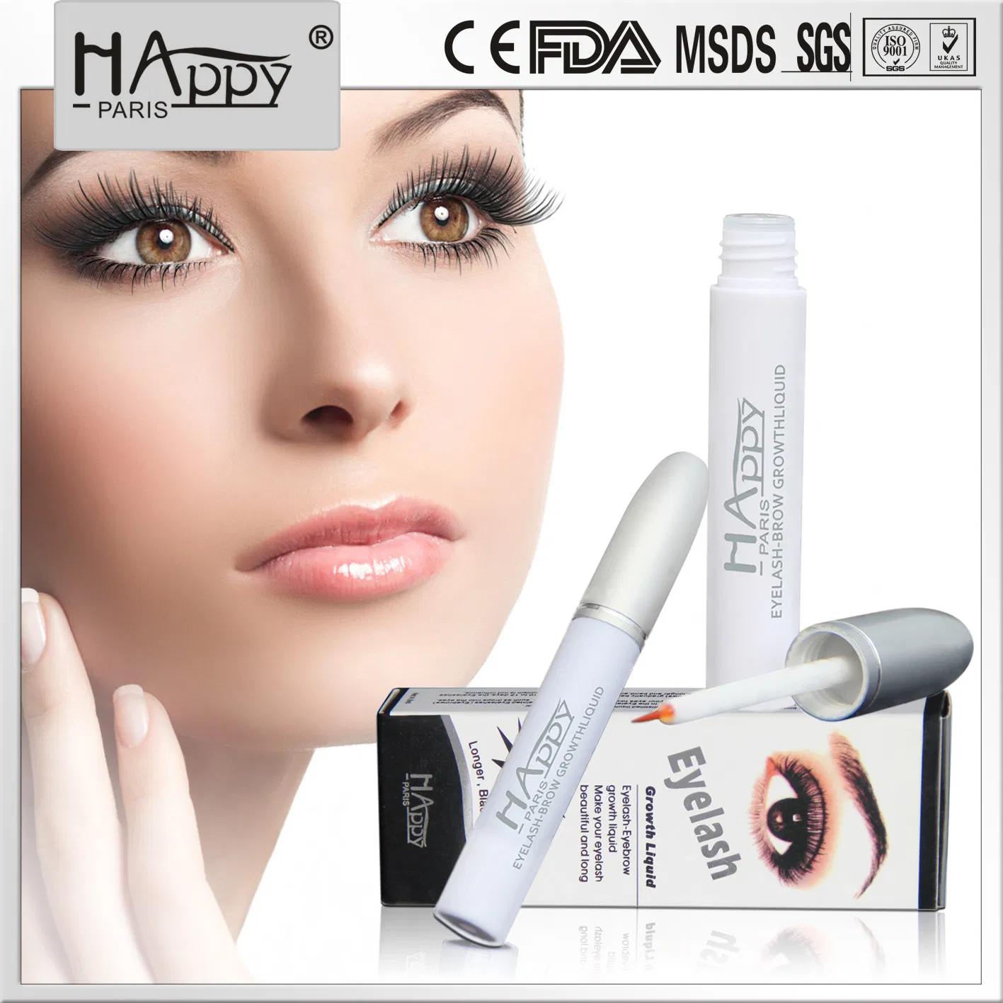 FDA Ce Eyelash Growth Serum Happy Paris Eyelash Growth Serum Eyelash Treatment Product
