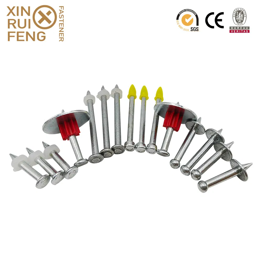 China Manufacturer Shooting Nail with Steel Washer Drivepin and Gas Nail