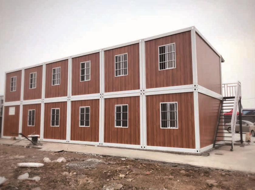Modular Prefabricated Movable Flatpack Quick Built Metal 20FT Container House Workers Dormitory