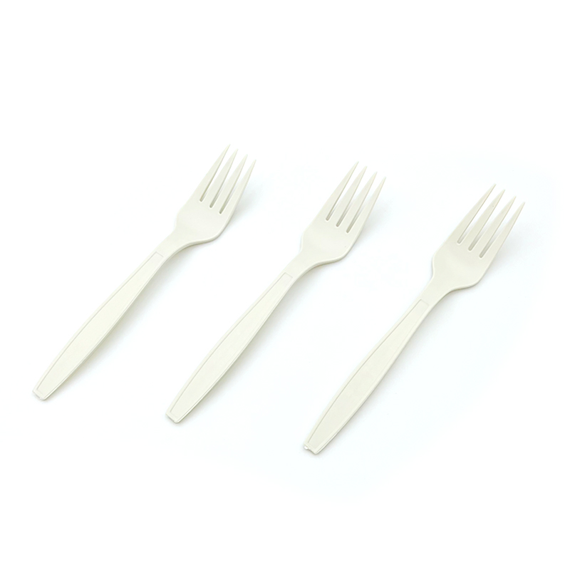 Hot Selling Cheap Custom White Disposable Starch Fruit Fork Biodegradable Cutlery Bulk