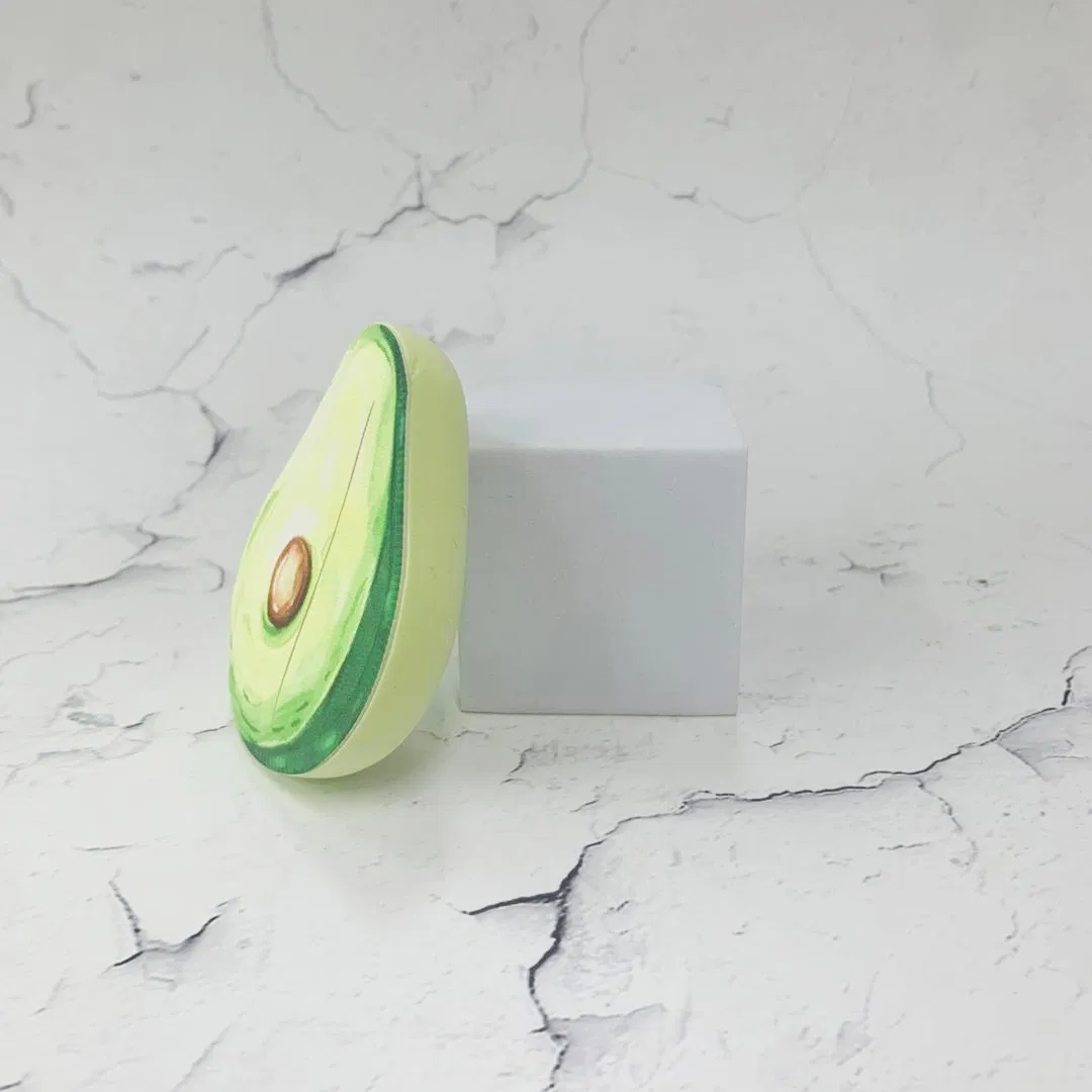 Powder Puffs with Novel Styles of Vegetables and Fruits