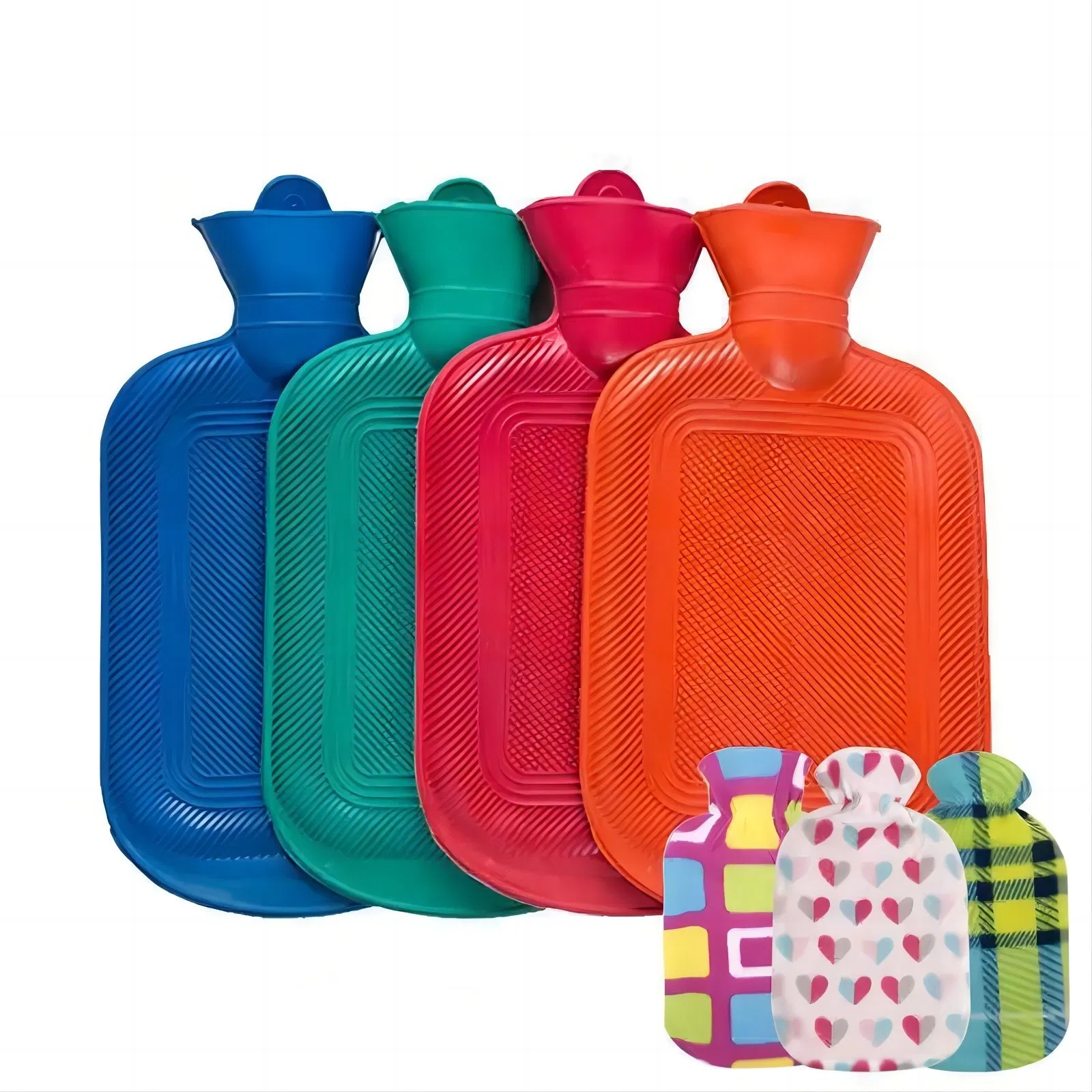 500ml/1000ml PVC Hand Warmer Hot Water Bottle Warming Bag with Cover