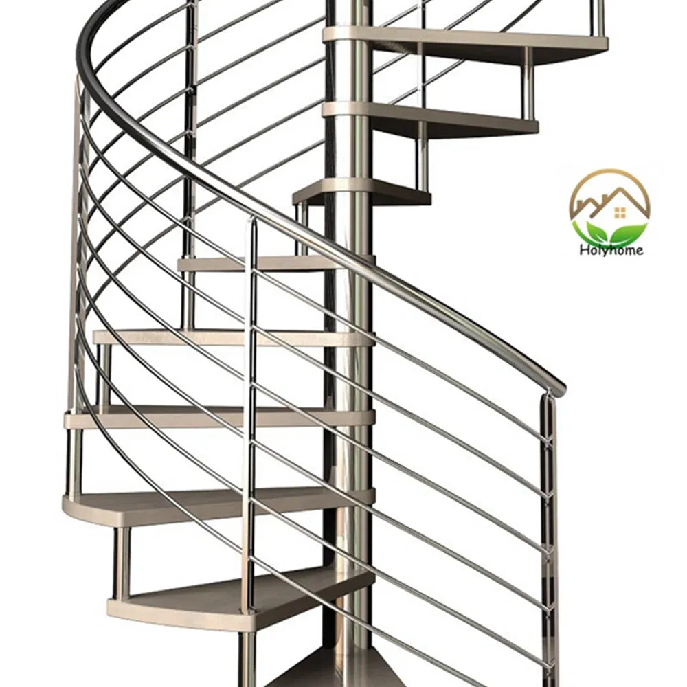 Custom Hotel Interior Aluminum U Channel Railings Stairs Railing Stainless Steel Decoration Handrail