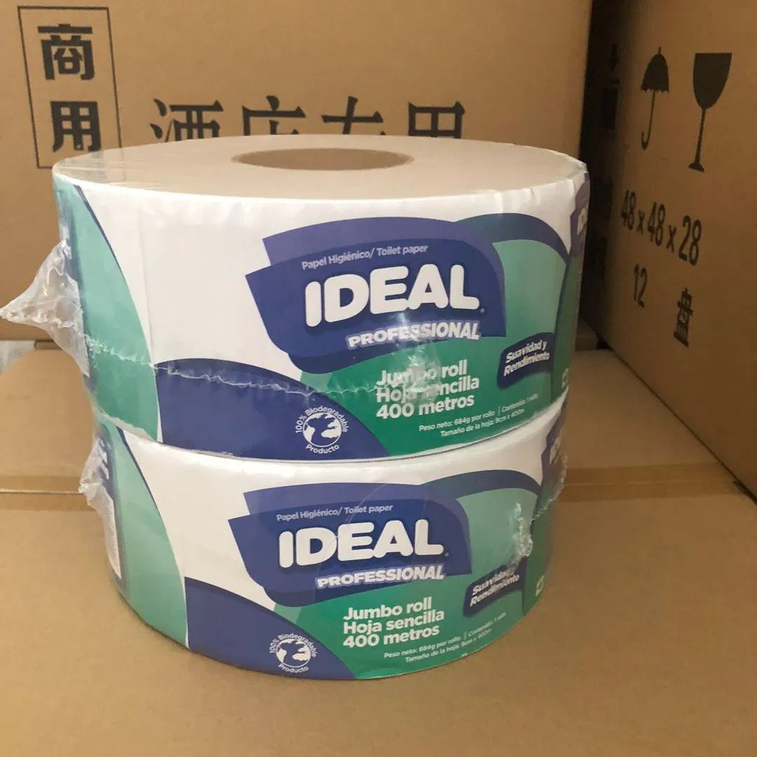 Wholesale Cheap Wood Pulp Jumbo Roll Toilet Bathroom Tissue Paper