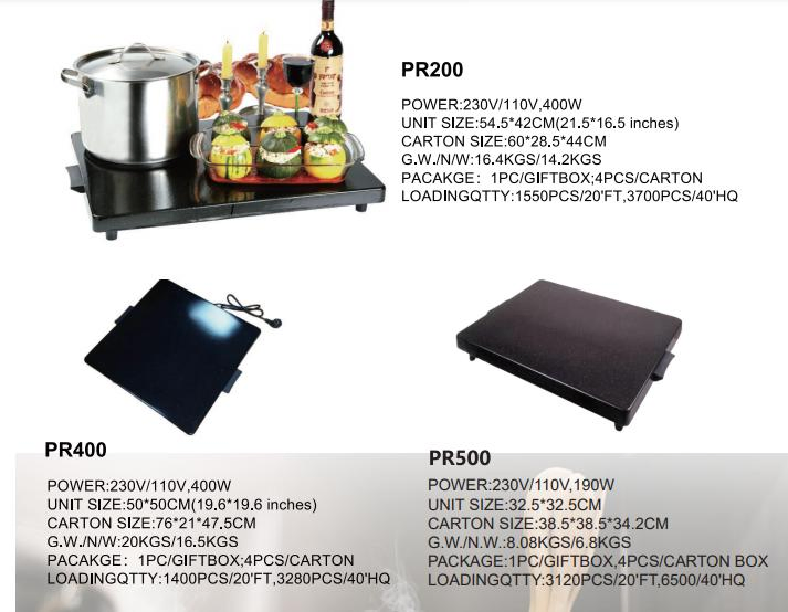 Foursquare Electric Warming Tray Hot Plate Keeping Food Warm