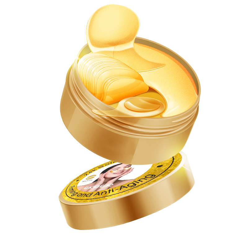 New Arrival Under Eye Patches Vitamin C 24K Gold Collagen Mask Skin Care 24K Jelly Eye Patch