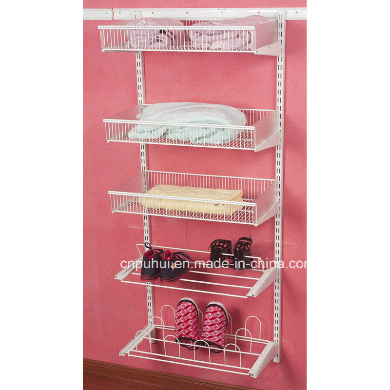 Wall Fixed Bathroom Storage Rack (LJ1026)