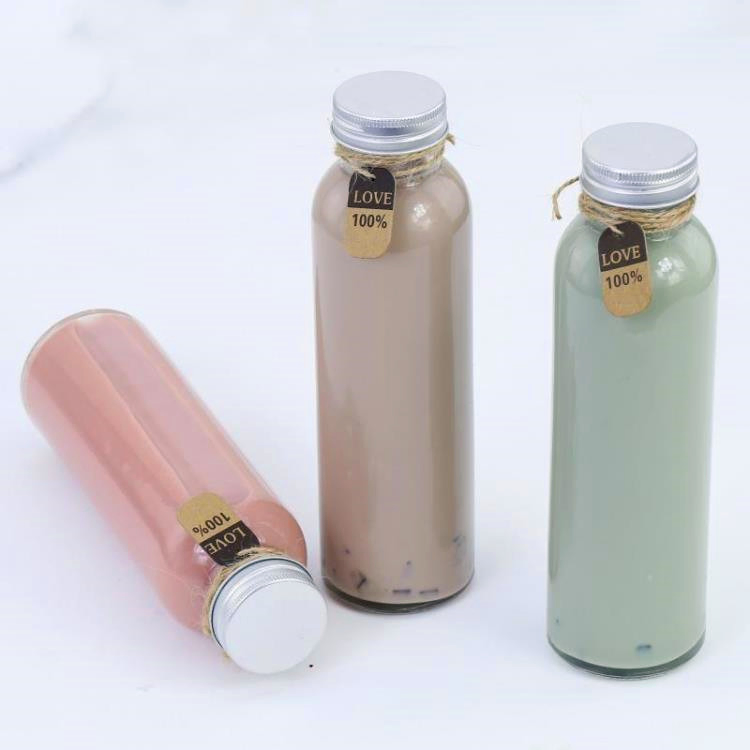 Стеклянная бутылка для молока и сока, термостойкая