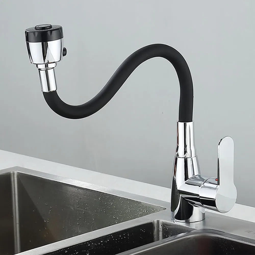 Modern Design Universal Kitchen Telescopic Hot and Cold Rotating Faucet