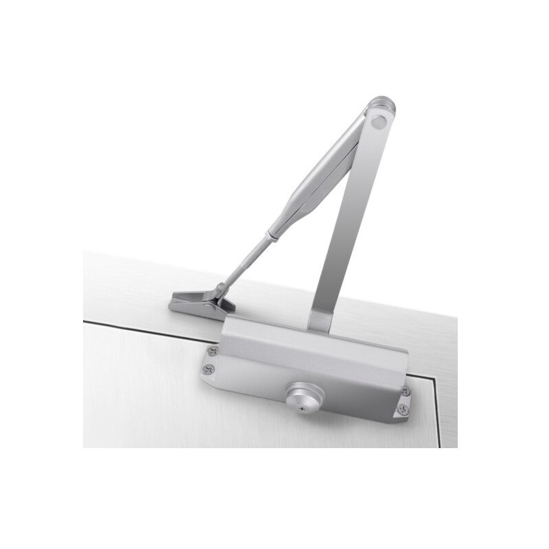 Buffer Hydraulic Door Opener Overhead Transom Door Closer with Spring Adjustable for Heavy Duty Wooden Fireproof Door 20-80kg