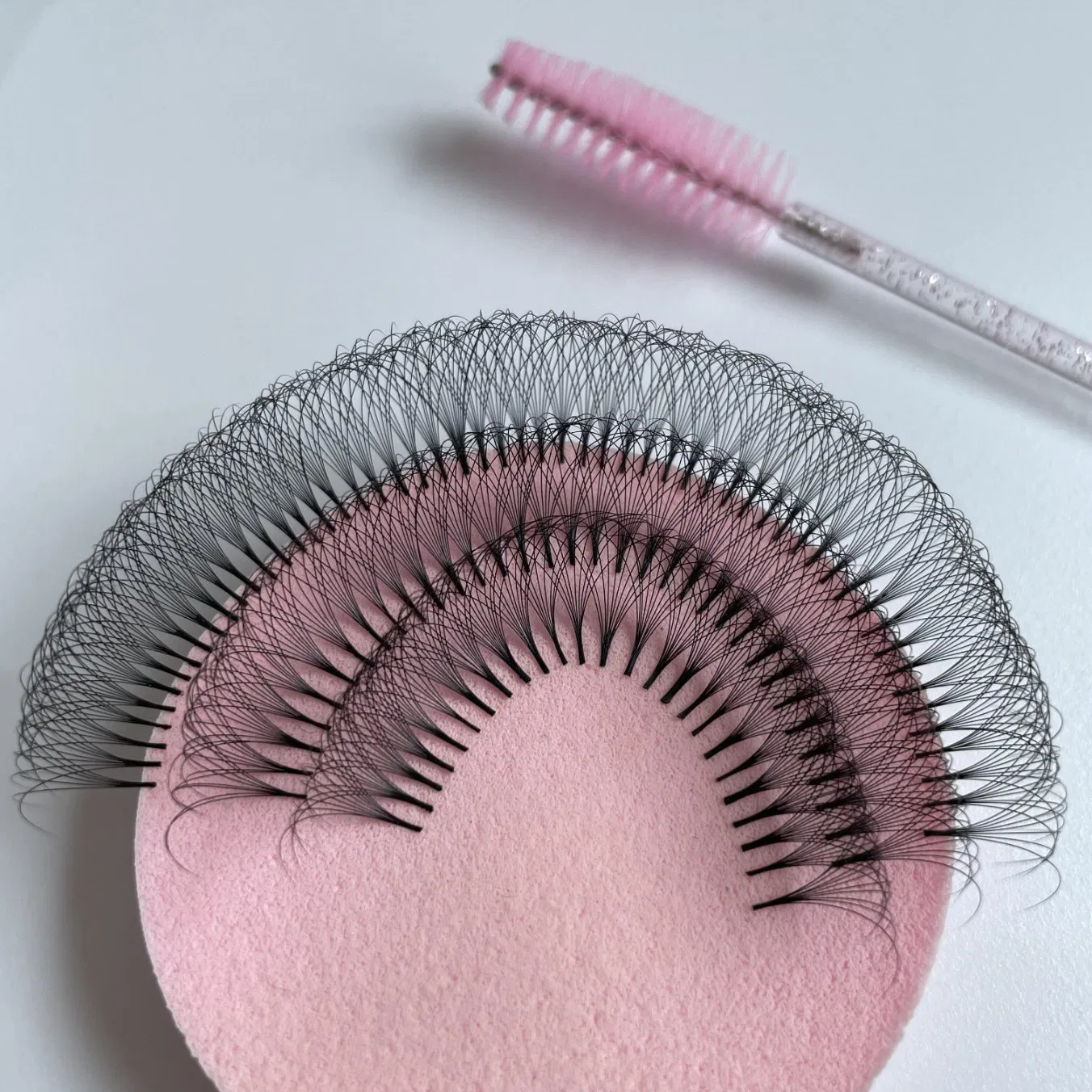 Cashmere Soft Fluffy Volume Velvet Eyelash Extension Tray High Quality 0.03 Korean PBT Individual Lashes False Eyelash Vendor