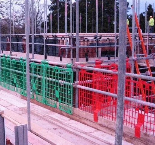 Scaffold Safety Brick Guard
