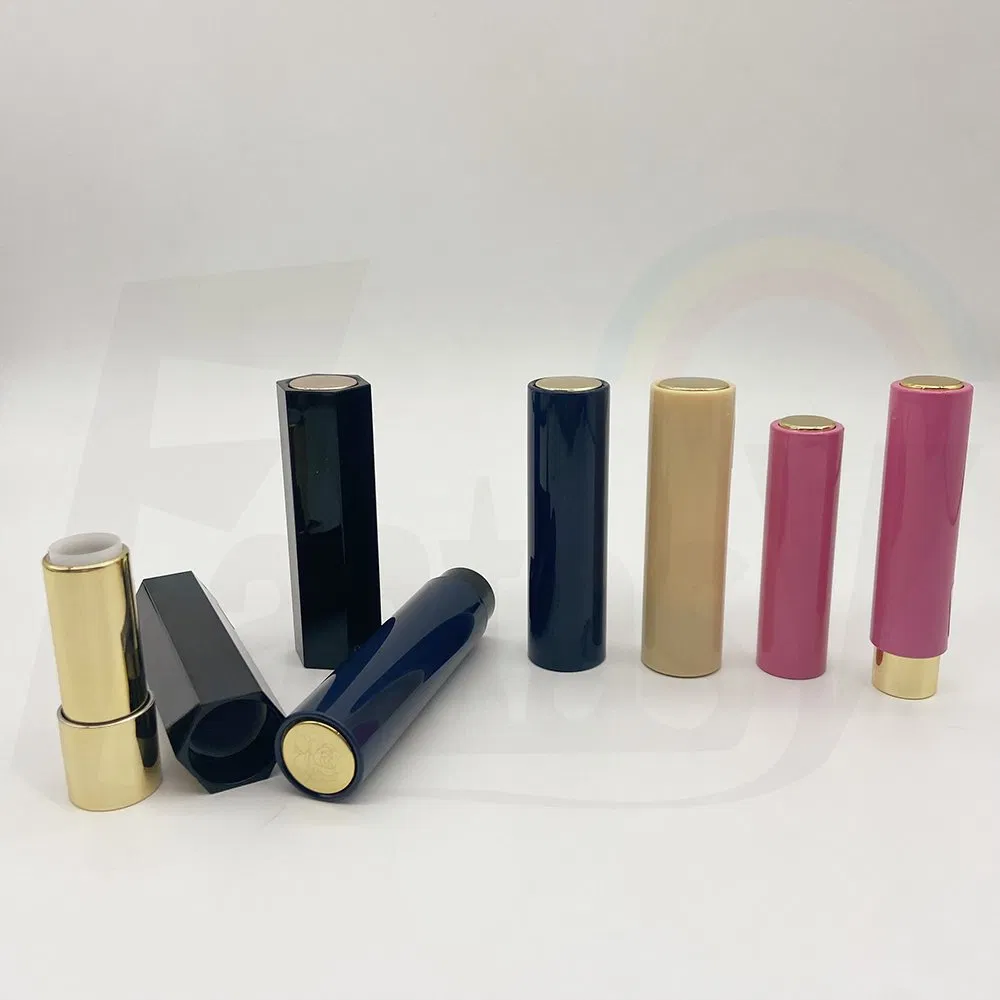 Colorful Round Empty Lipstick Shape Plastic Lipstick Tube