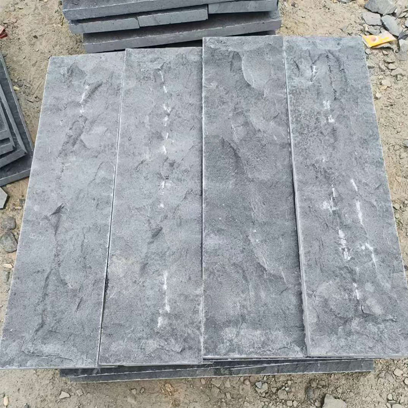 Mushroom & Flamed Dark Basalt Stone Wall Tiles