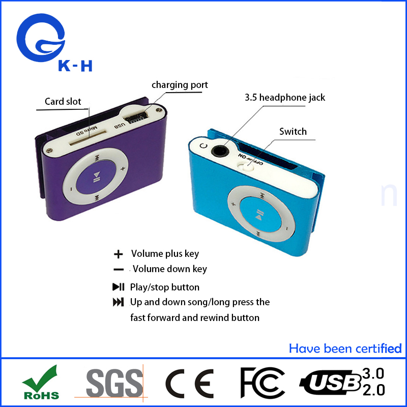 Music Sport MP3 Player Lossless HiFi Sound with Customer Logo