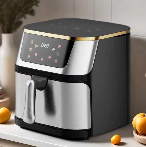 10L Large Capacity Air Fryer Home Appliances Multifunctional Square Electric Digital Touch Display 10 Liter Big Air Fryer