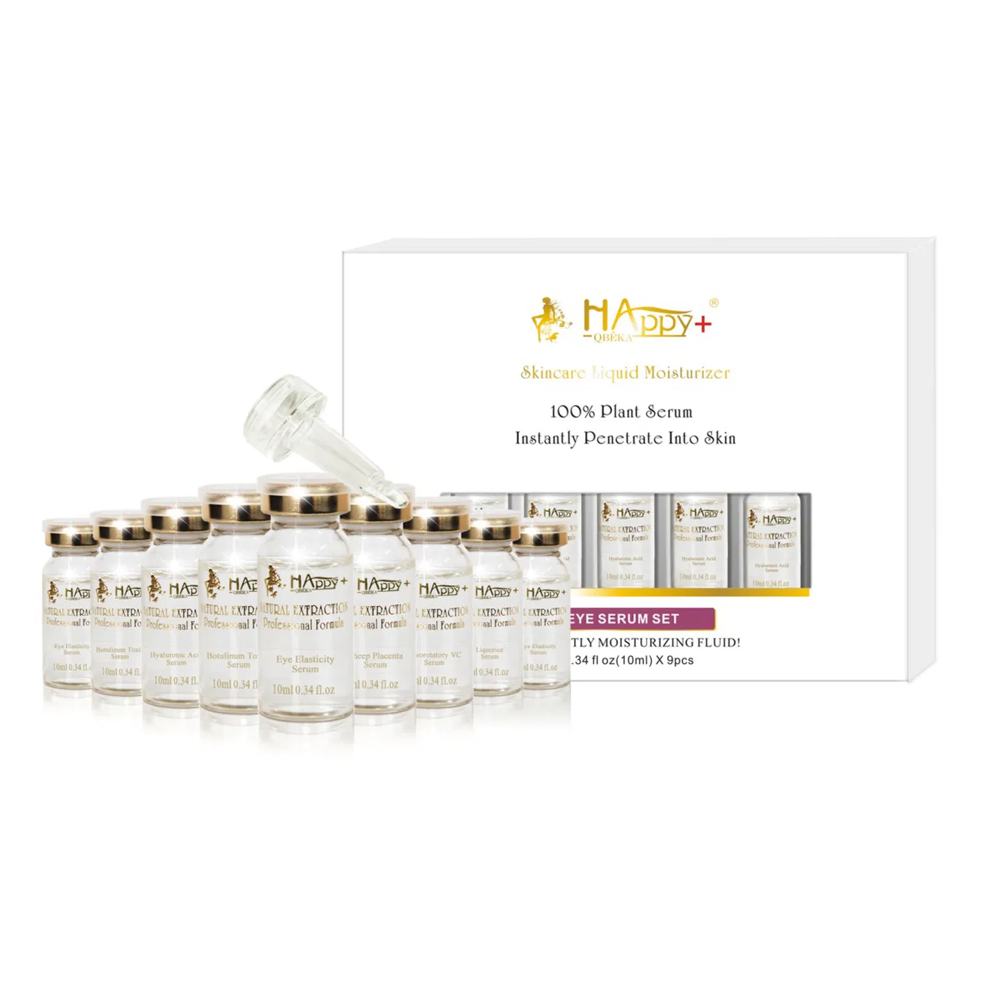 Best Qbeka Eye Serum Set Sudden Change Eye Serum for Wrinkles Skincare Kits