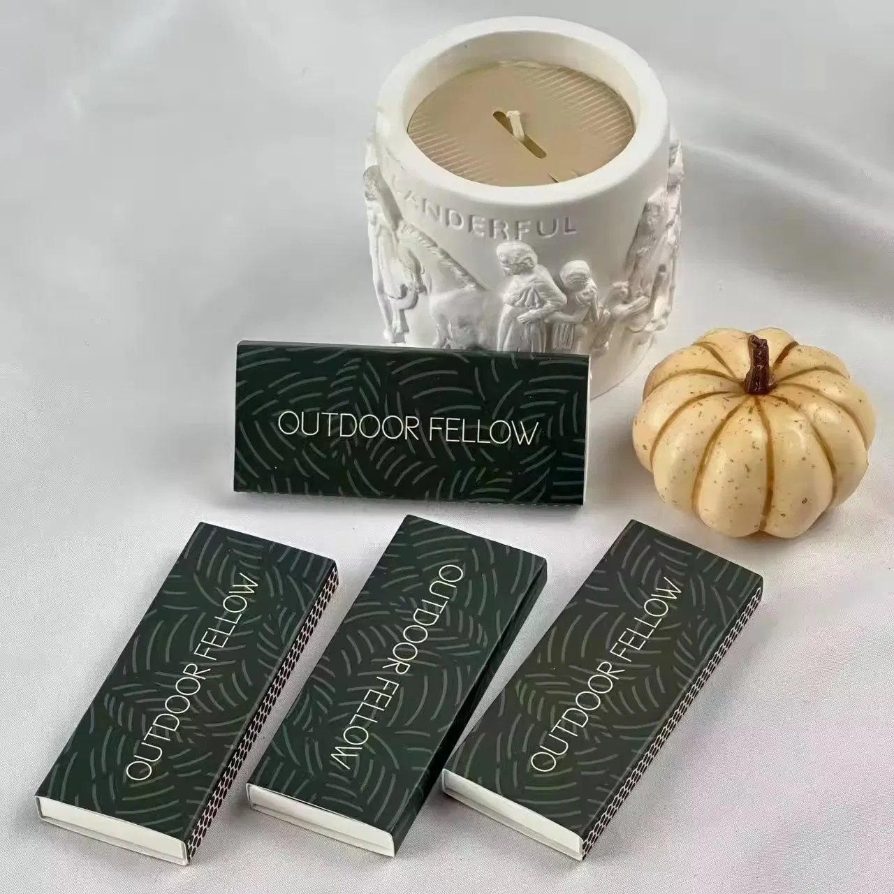 Custom Logo White Long Side out Matchbox Empty Match Boxes Paper Box for Match