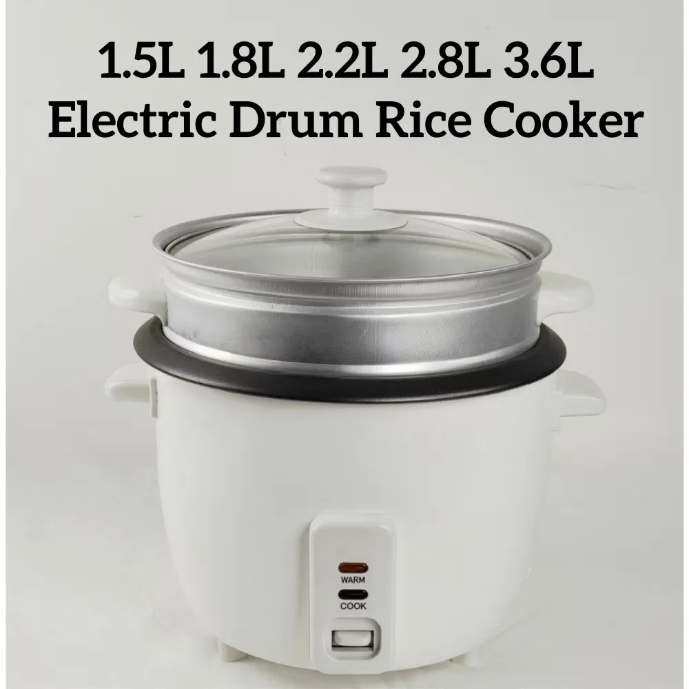 High Quality 3/5/7/10/15 Cup Multi Electric Drum Rice Cooker for Household Use