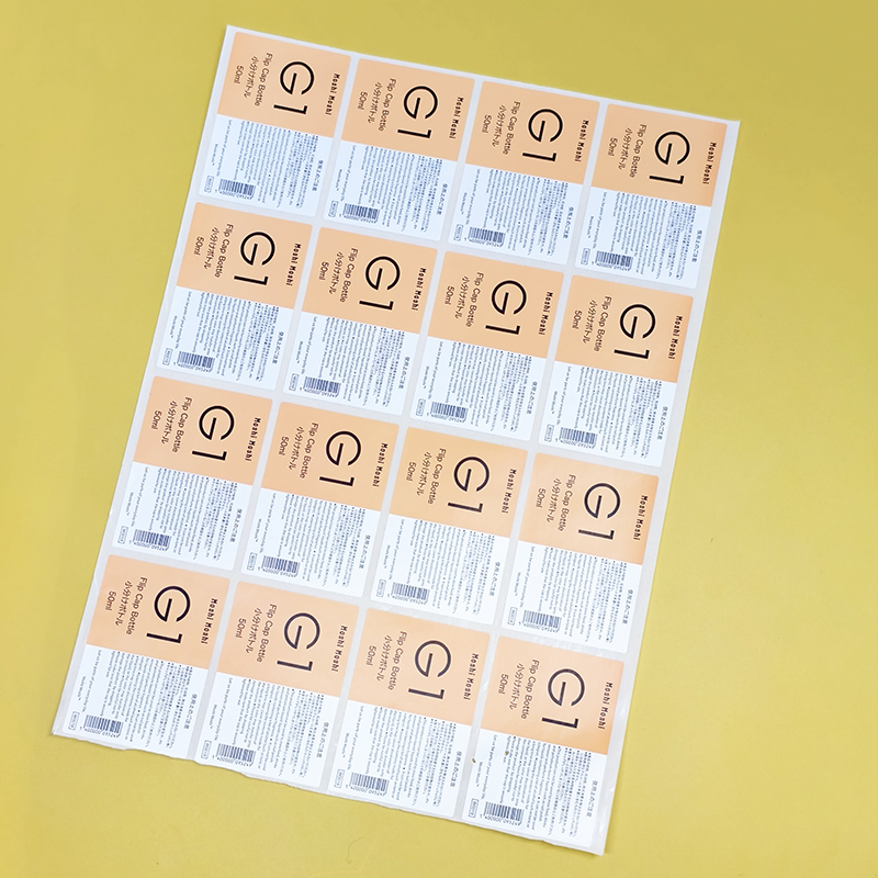 Customizable Waterproof Flap Bottle Labels