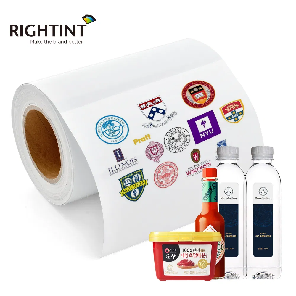 Synthetic Paper Opaque Rightint Self Adhesive Vinyl Labels Label Sheet