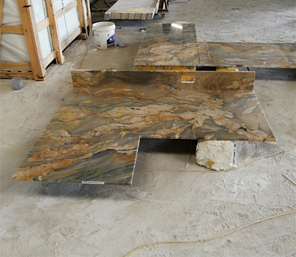 Fusion Quartzite / Brazil High Quality Multicolor Tiles & Slabs
