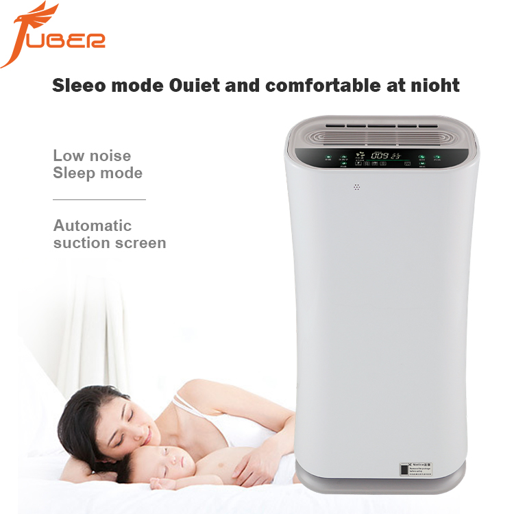 Air Freshener Silent Electrostatic HEPA Filter UV Indoor Air Purifier