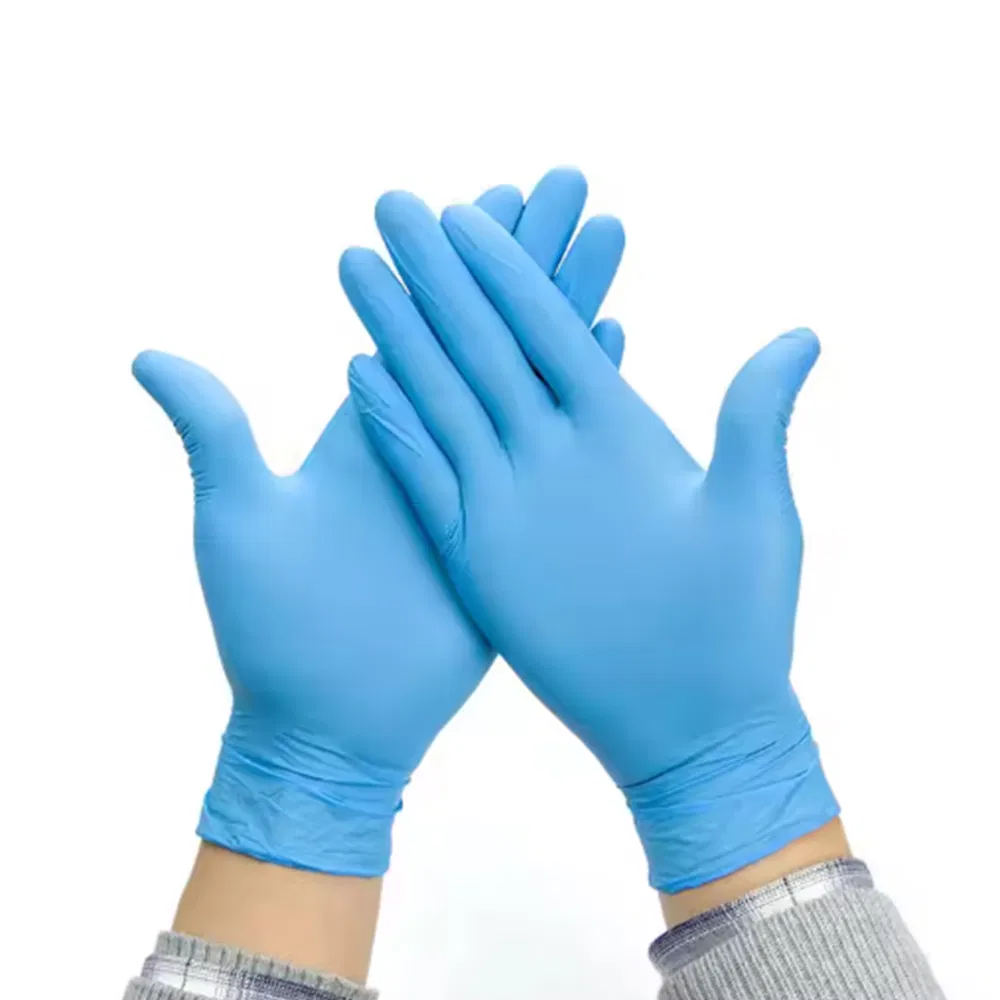 Black Nitrile Disposable Gloves: Waxing SPA Stain Resistant Professional Look