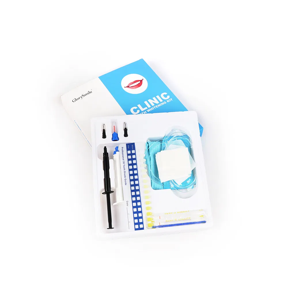 2023 New Arrival Glorysmile 2.5ml Clinic Use Strong Barrier Teeth Whitening Dual Syringe Gel Professional Private Label