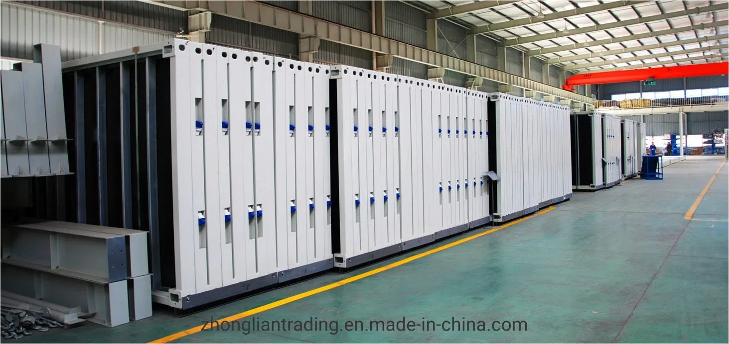 Modular Building Foldable Shipping Container Light Steel Frame Container Prefab House Office Building