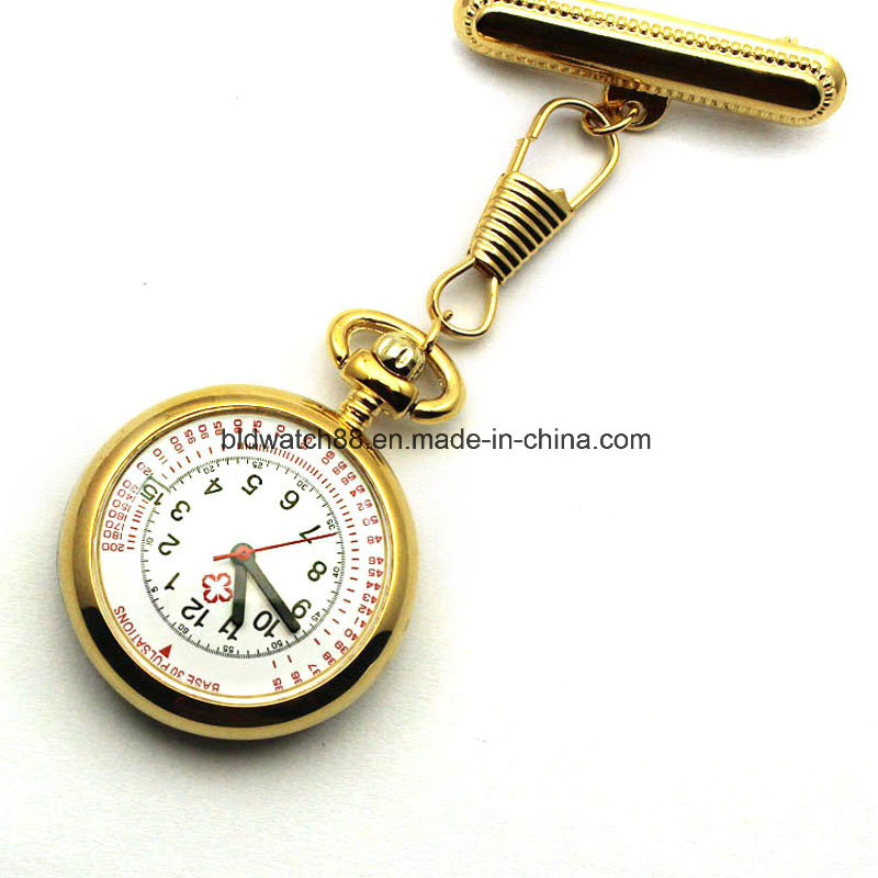 Best Quartz Medical Timepiece Nurses Hang Clip Pocket Watch
