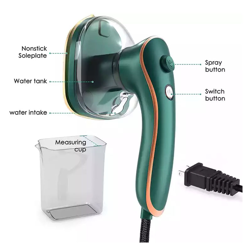 30W Mini Foldable Handheld Garment Steamer Travel Iron