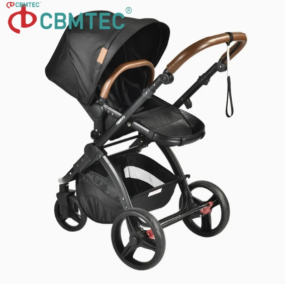 Carriage Poussette 3 in 1 Baby Trolley System Stroller with Aluminium Frame